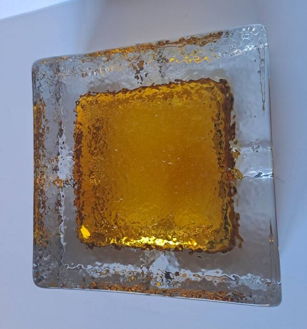 Cendrier en verre Murano Années 60