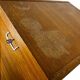 Vintage curtain wardrobe / archive cabinet with file supports