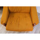 Pair of Scandinavian armchairs in teak and fabric 1960