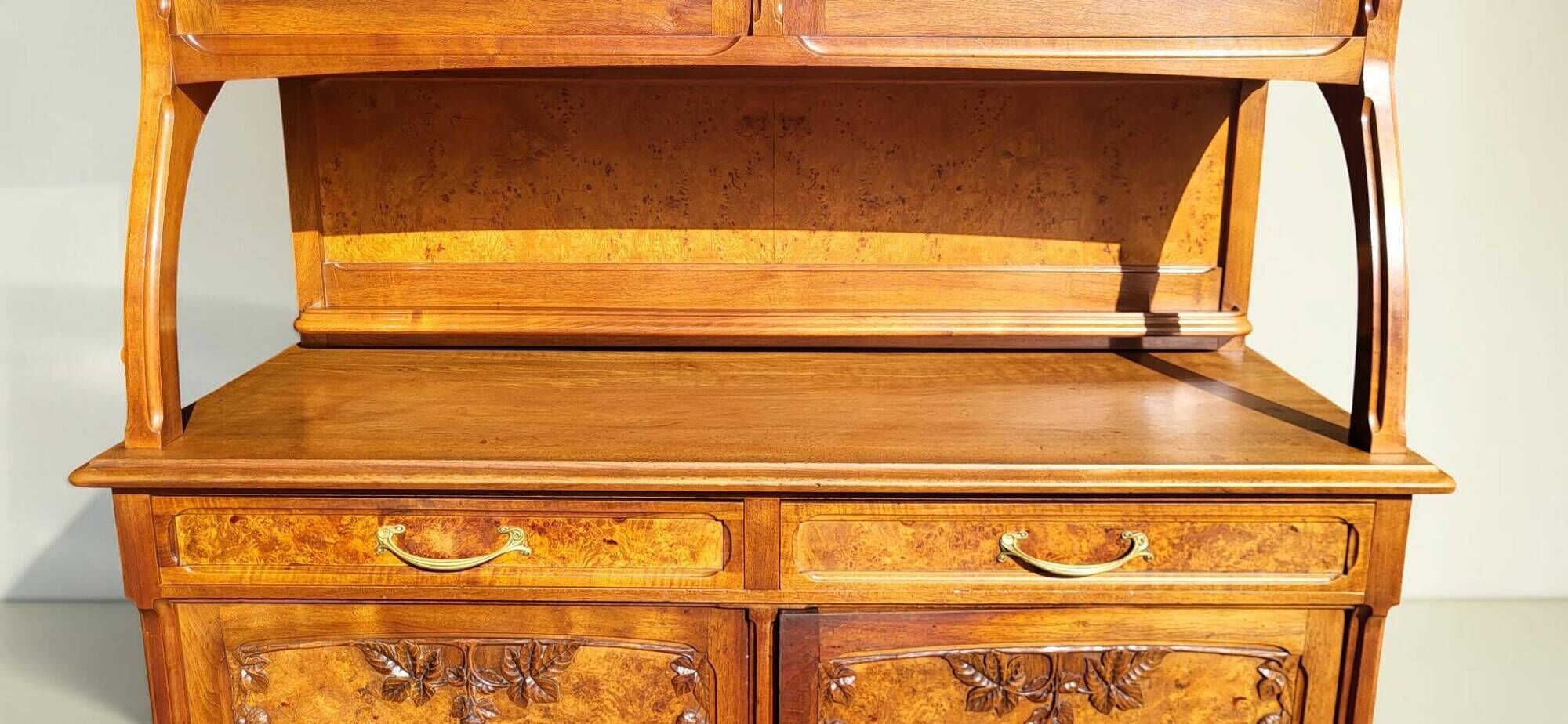 Buffet 2 corps Art Nouveau, Ecole de Nancy, 1900