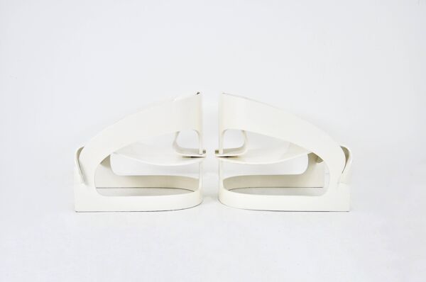 Paire de Fauteuils Model 4801 par Joe Colombo pour Kartell, 1960s