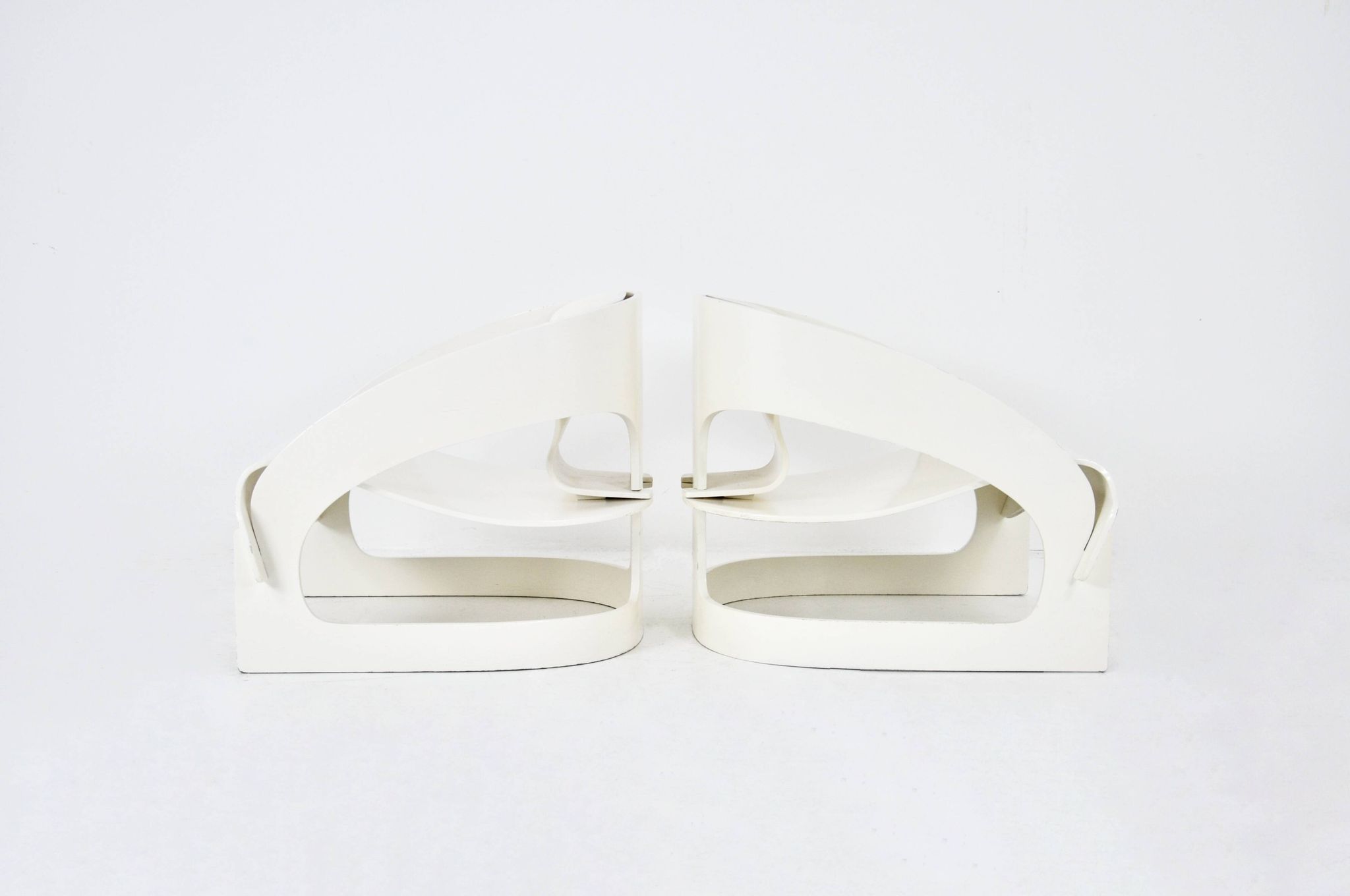 Paire de Fauteuils Model 4801 par Joe Colombo pour Kartell, 1960s
