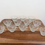 Set of 12 vintage grape mugs