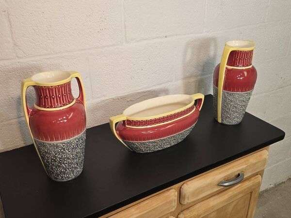 Garniture de cheminée Art Nouveau 1900