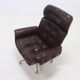 Leather and Rosewood Lounge Chair by Martin Stoll for Giroflex 1960s