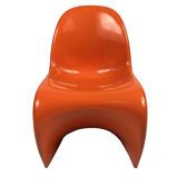 Panton Chair by Verner Panton 1972 orange color