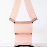 Vintage smoked plexiglass sculptural chair by Michel Dumas, 1970.