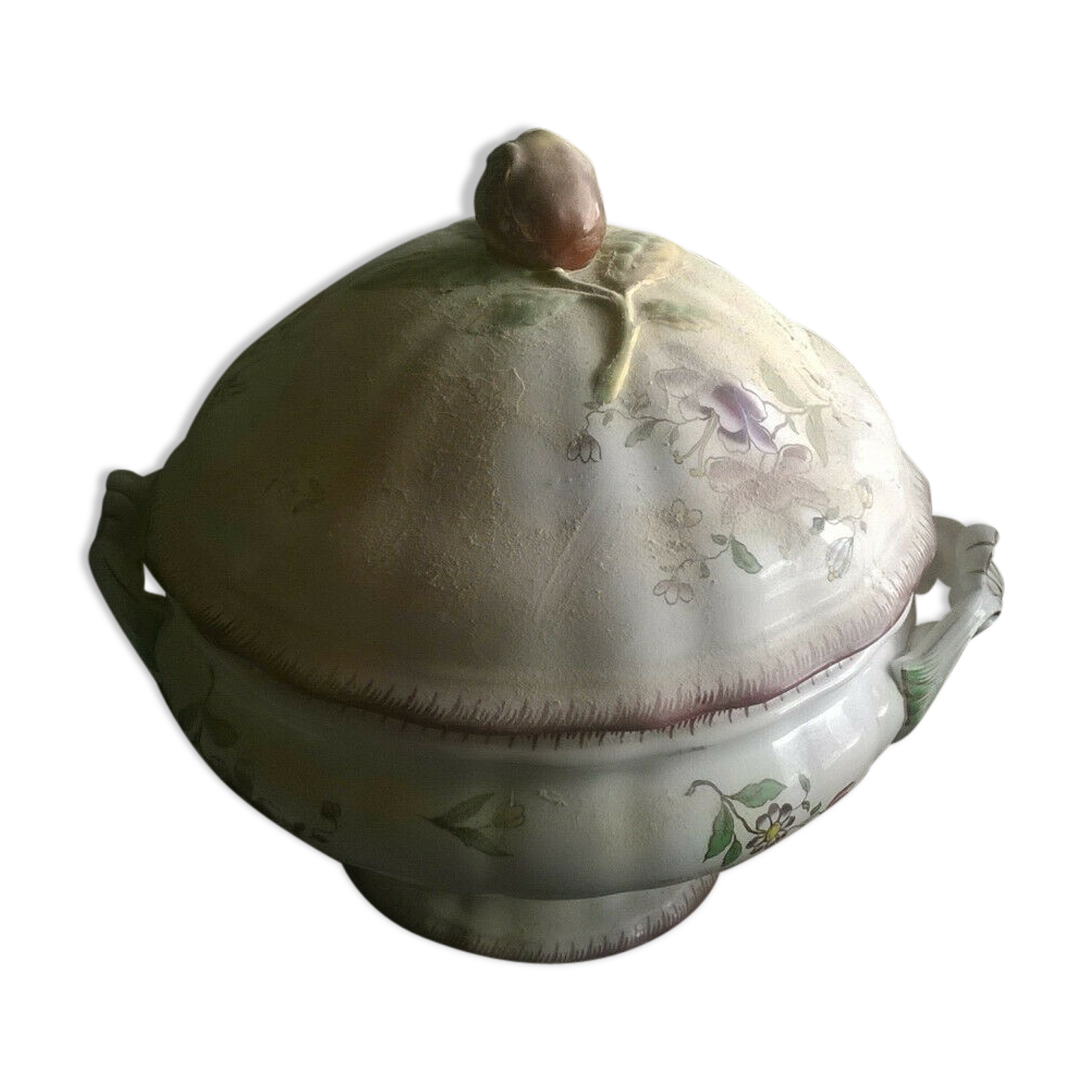 Soupiere en faience de Sarreguemines