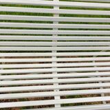 Banc de jardin ancien avec pieds en métal