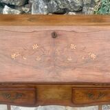 Louis XV style solid wood sloping desk.