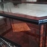 Mahogany bramble coffee table and elm magnifying glass