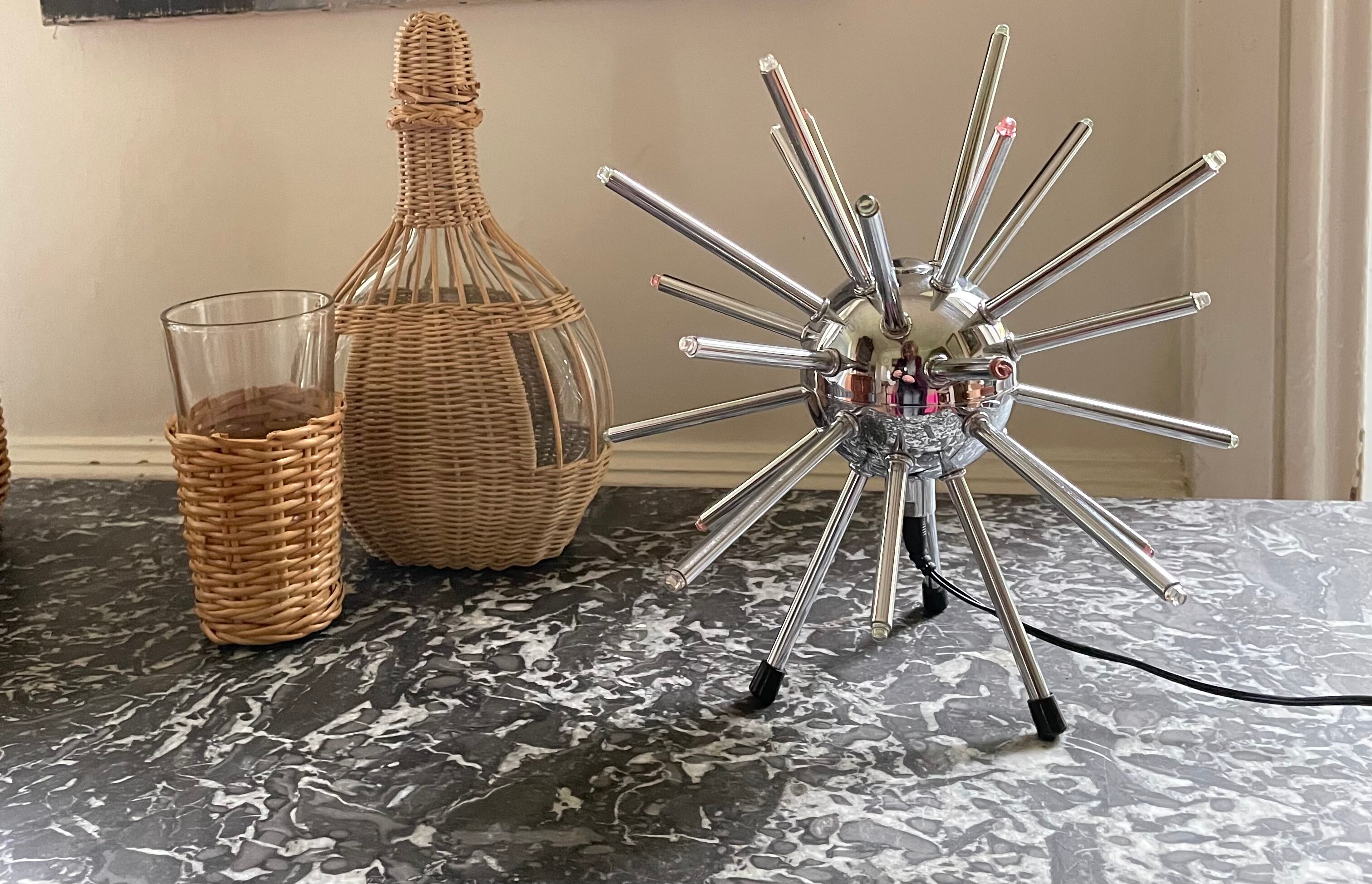 Table lamp "sputnik" space age