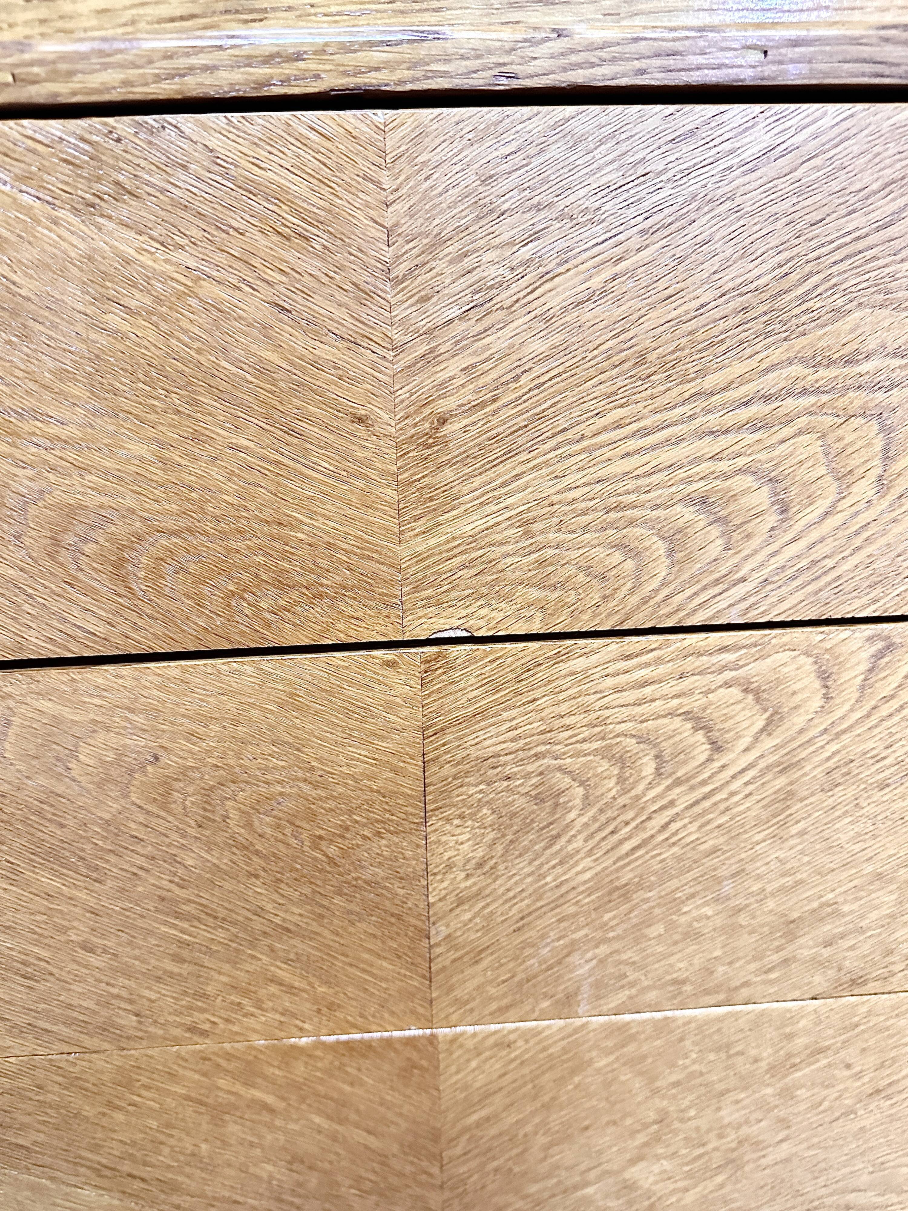 Vintage chest of drawers compass feet