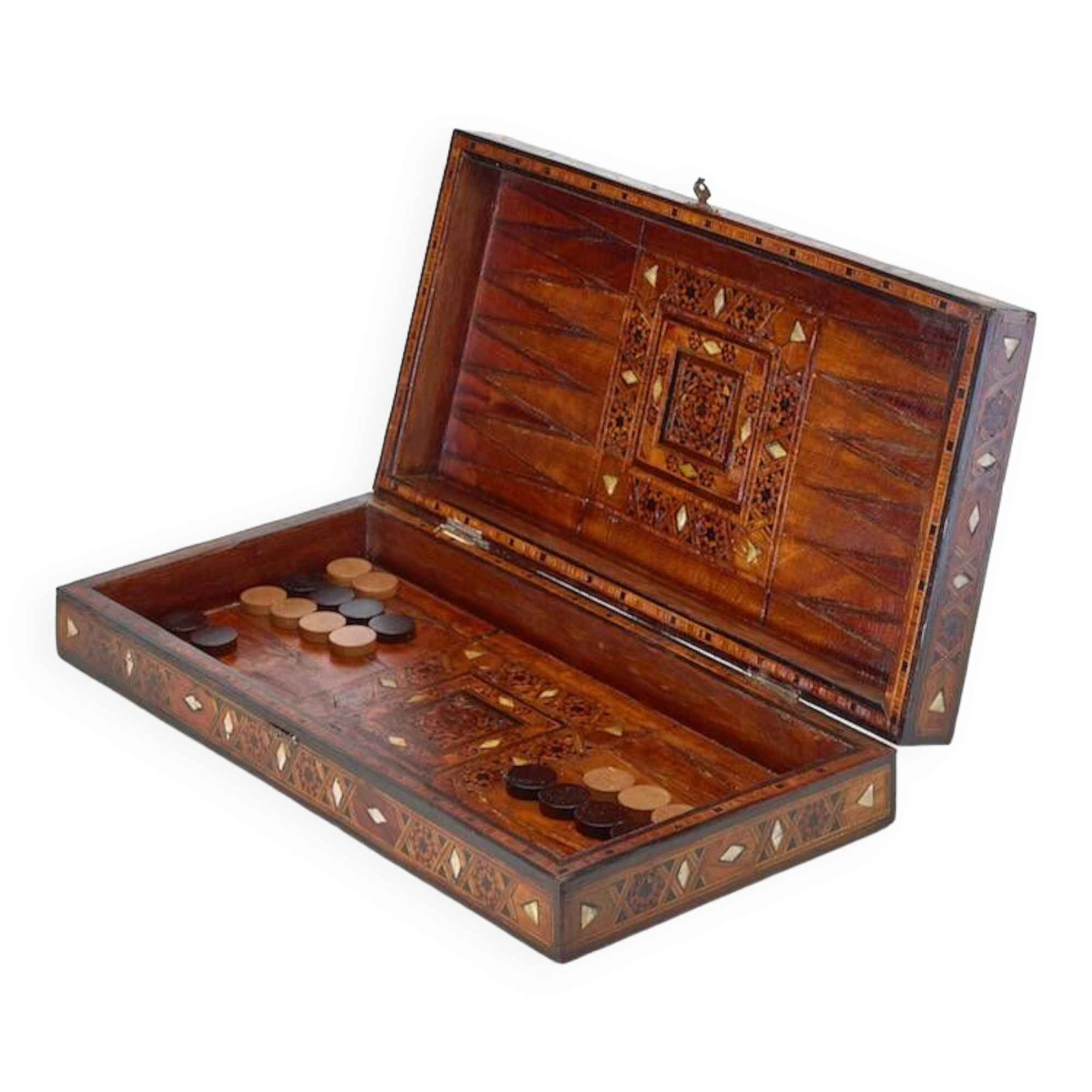 Marquetry game board