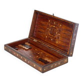 Plateau de jeu en marqueterie