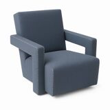 Fauteuil Utrecht – Gerrit Rietveld – Cassina – Tissu Pamir