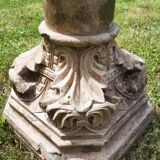 Holy water font on stone column (17th century)