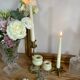 Brass onyx chandelier