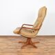 Mid-Century Office Chair with Ottoman from Berg Furniture, 1970s