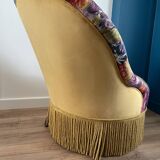 Humpback fireside chair