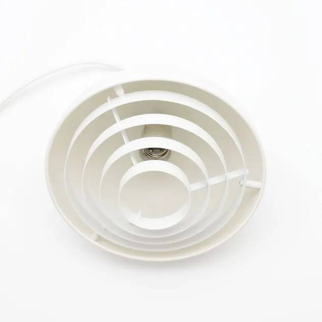 White Scandinavian lamp, Denamrk 90s