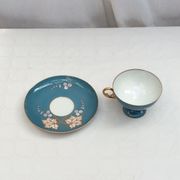 Old porcelain chocolate cup and saucer of Paris Dimension: height -8.5cm- D-11.5cm-