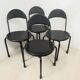 Set of 4 foldingchairs by Lucci & Orlandini