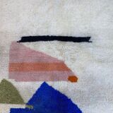 Traditional handmade pure wool Berber rug size 150/250 cm