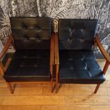 Pair of Scandinavian armchairs