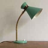 Green Diabolo casserole lamp 1950