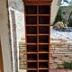Furniture of 16 lockers in vintage solid wood