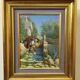 A. Di Carlo – Mediterranean Animated Scene – Oil on Panel
