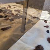 Smoked glass coffee table by Galloti and Radice Italy, 1970s