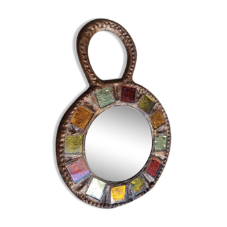 Mirror irena jaworska 70's vintage student of line vautrin