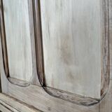 Parisian sideboard in raw wood