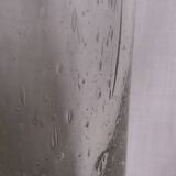 Bubble glass cylinder vase