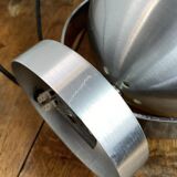 Eye Ball brushed aluminium Space Age lamp or wall light