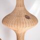 Paire de lampadaires en osier