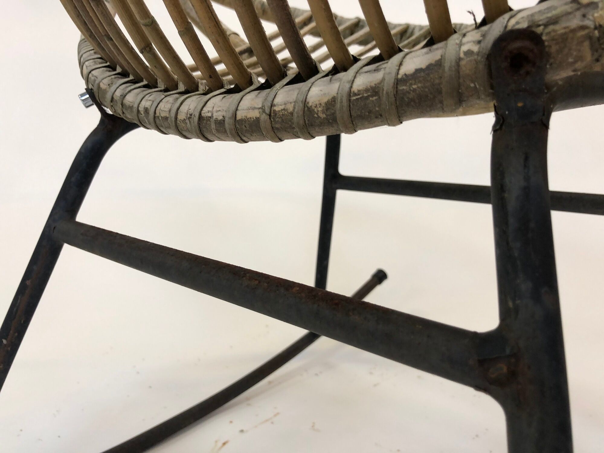 Dirk van Sliedregt Rattan rocking chair Rohe Noordwolde