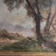 Old painting Late 19th century - R VERDUN (1873-1954) - Around the chin - 81*71.5 cms