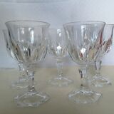 Ensemble de 5 verres en cristal