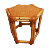 Ratin gueridon side table