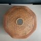 Woven rattan pendant lampshade