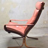 Armchair siesta leather by Ingmar Relling for Westnofa