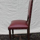 Eight chairs in skai