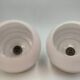 Paire de suspension en opaline