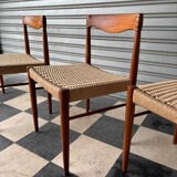 Set of 4 chairs by H.W. Klein for Bramin