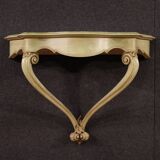 Lacquered and painted Italian console