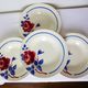 4 vintage deep plates from K&G Luneville model Chantal 220516