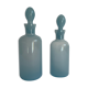 2 opaline vials